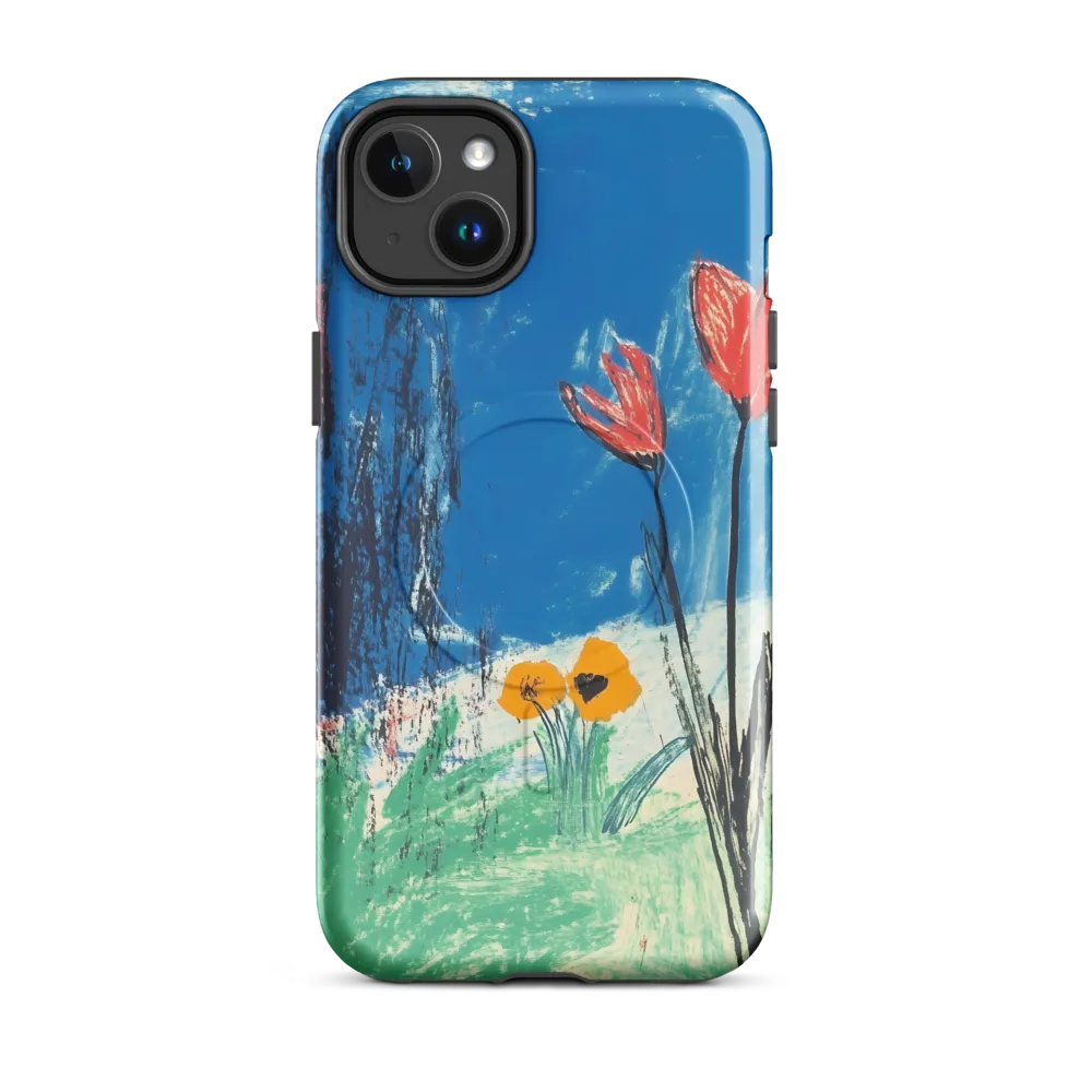 Joyful Blossoms in Blue