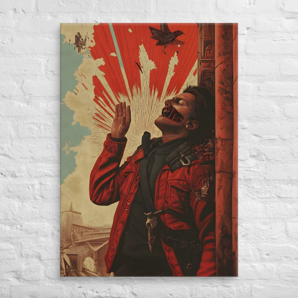 Defiant Echoes of Ruin | Canvas | 28″×40″