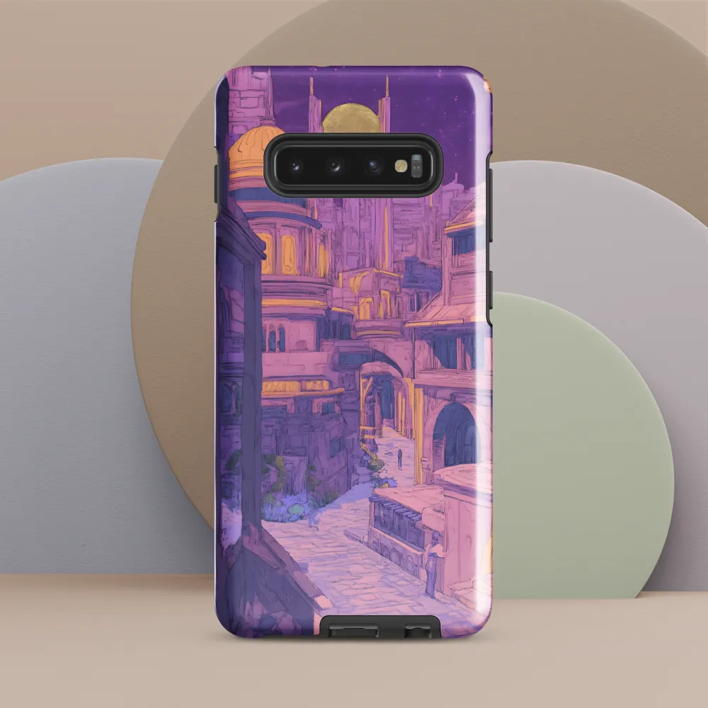 Moonlit Fantasy City | Phone Case |  S10 Plus | Tough Case | Glossy