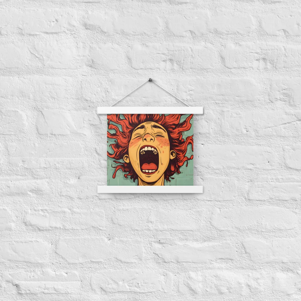 Fury Unleashed | Poster With White Wood Hanger | 10″×10″
