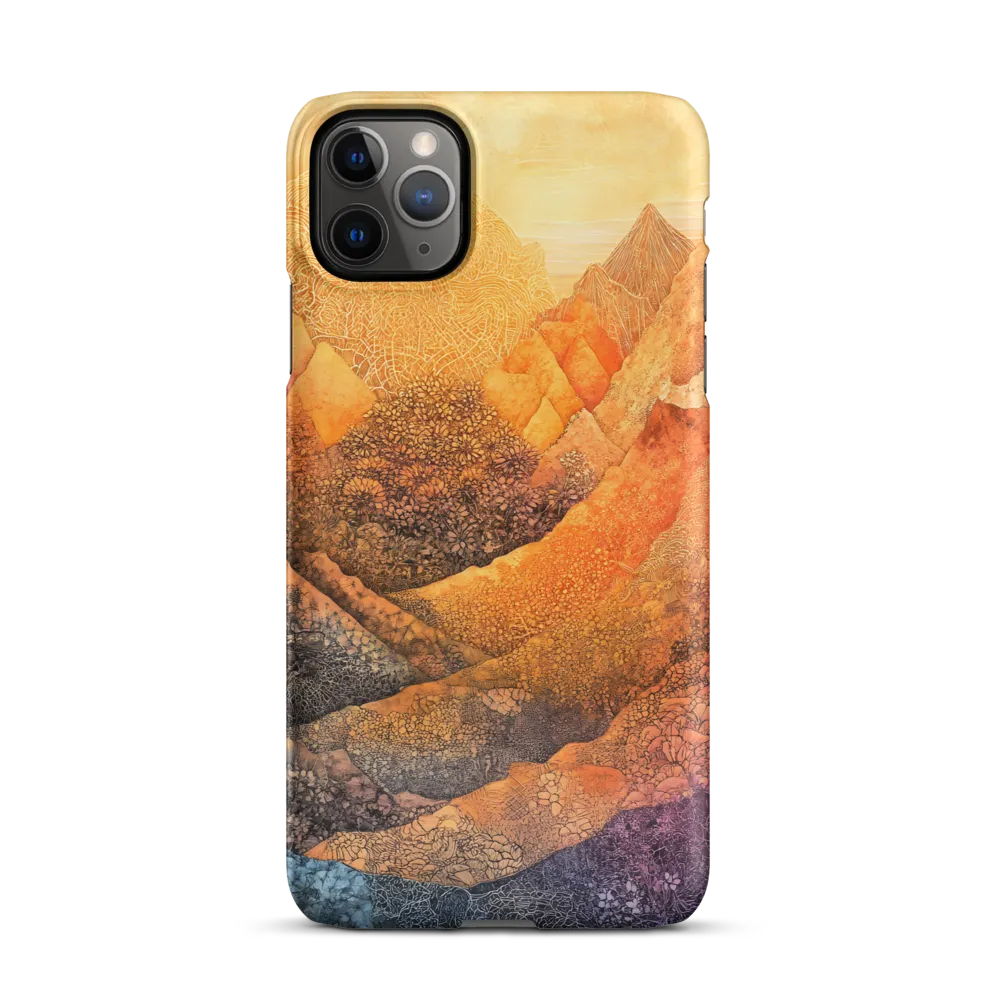 Serene Peaks of Color