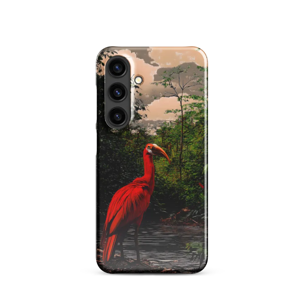Enigmatic Elegance: The Scarlet Observer