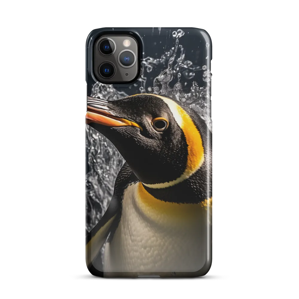 Emerging Majesty: The Penguin in Motion | Phone Case |  11 Pro Max | Snap Case | Glossy