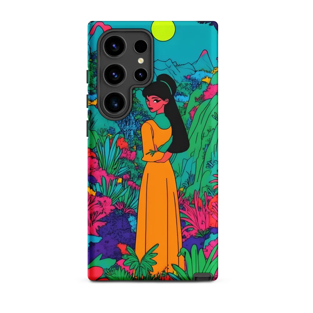 Ethereal Serenity in a Psychedelic Landscape