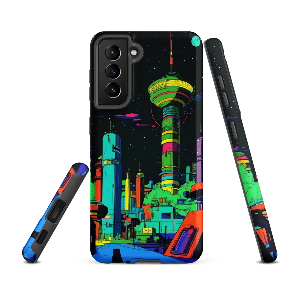Neon Dreams: A Futuristic Cityscape