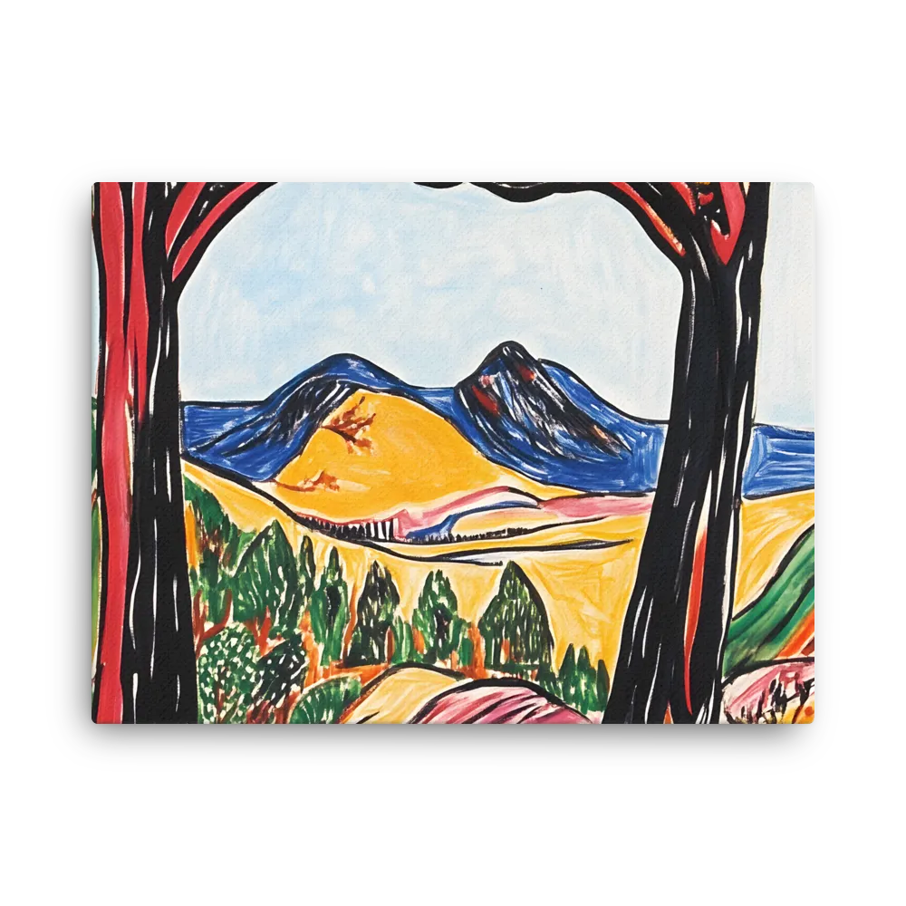 Vibrant Nature's Embrace | Thin Canvas | 18″×24″