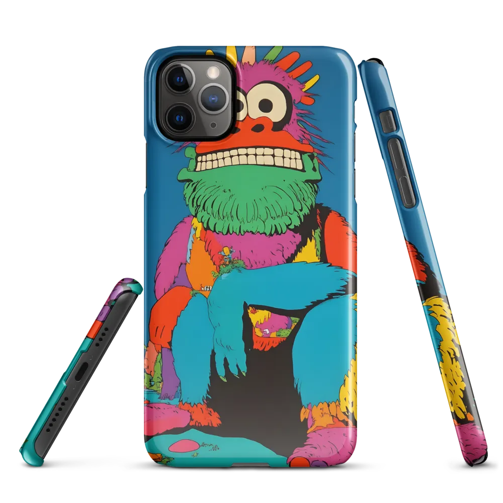 Whimsical Giant: A Playful Monster Encounter | Phone Case |  11 Pro Max | Snap Case | Glossy