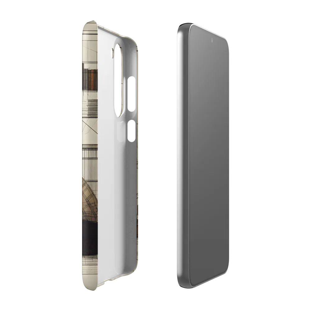 Quiet Reflections in Line | Phone Case |  S23 Plus | Snap Case | Matte
