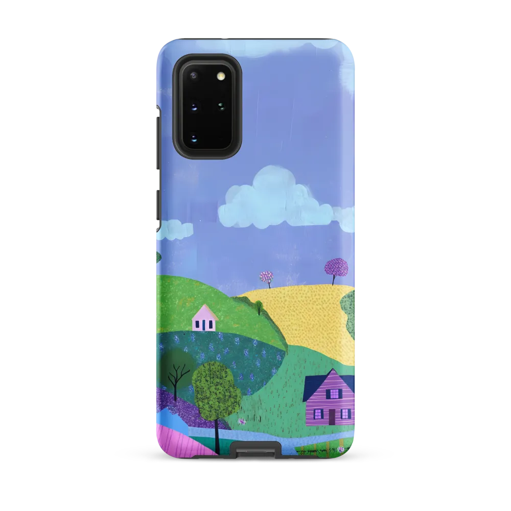 Whimsical Hills and Quaint Homes | Phone Case |  S20 Plus | Tough Case | Matte