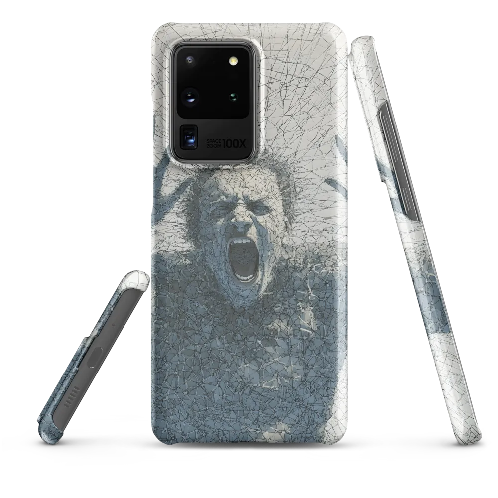 Breaking Free: An Expression of Anguish | Phone Case |  S20 Ultra | Snap Case | Matte