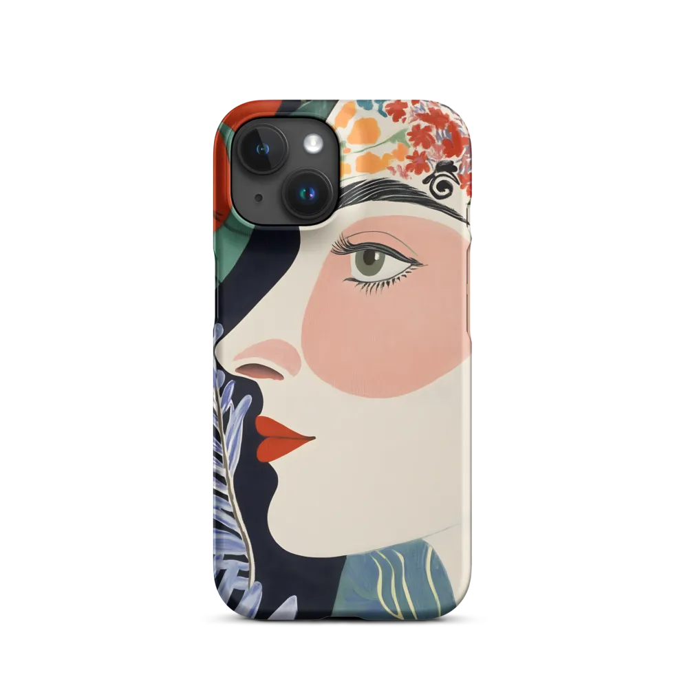 Floral Serenade: A Modern Portrait