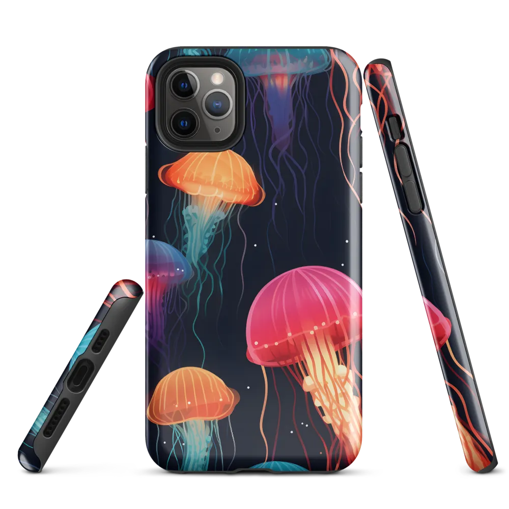 Ethereal Dance of Jellyfish | Phone Case |  11 Pro Max | Tough Case | Glossy