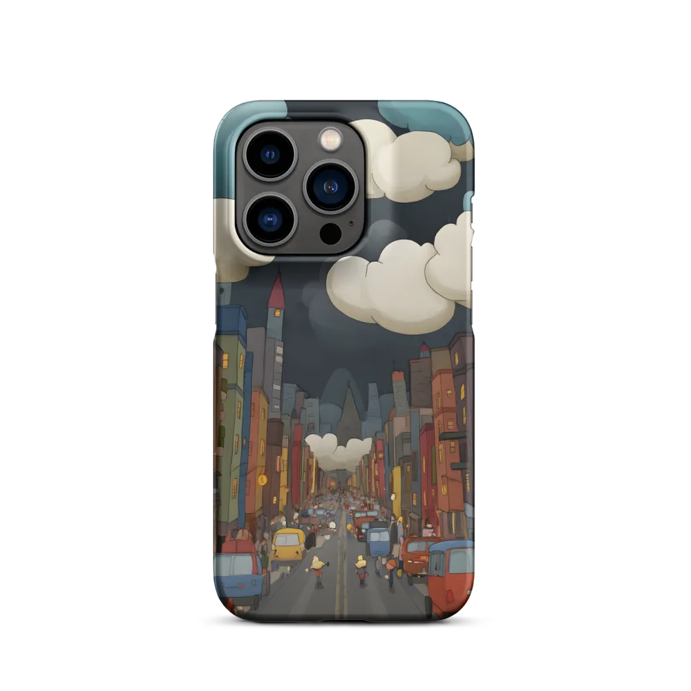 Urban Symphony: A City Awakens at Dusk | Phone Case |  14 Pro | Snap Case | Matte