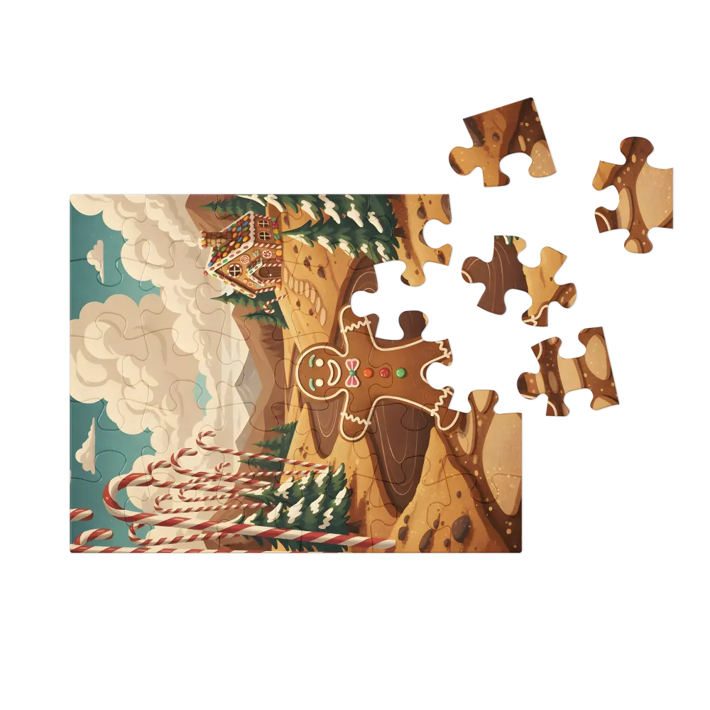 Gingerbread Journey 
 Jigsaw Puzzle in Tin Box