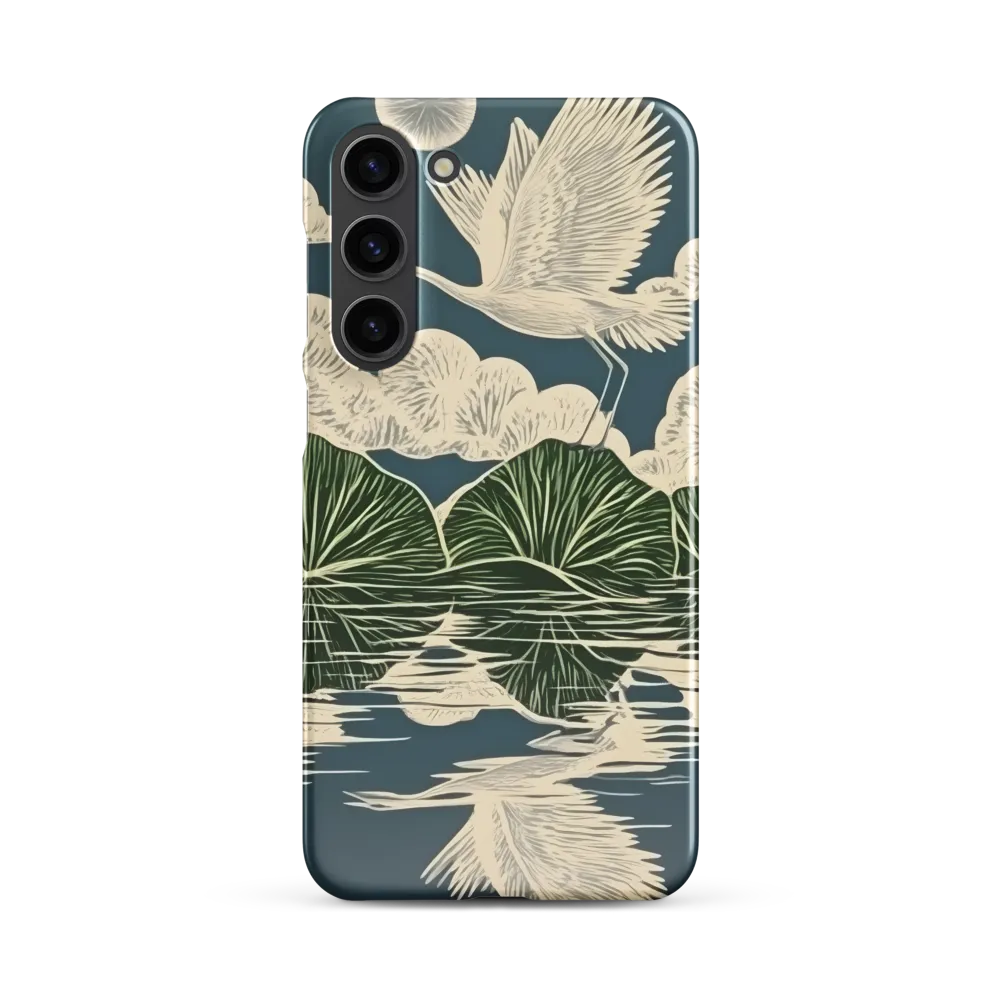 Ethereal Flight Over Water Lilies