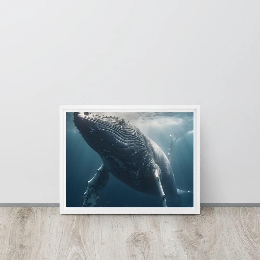 Graced by the Depths | Canvas with White Frame | 12″×16″