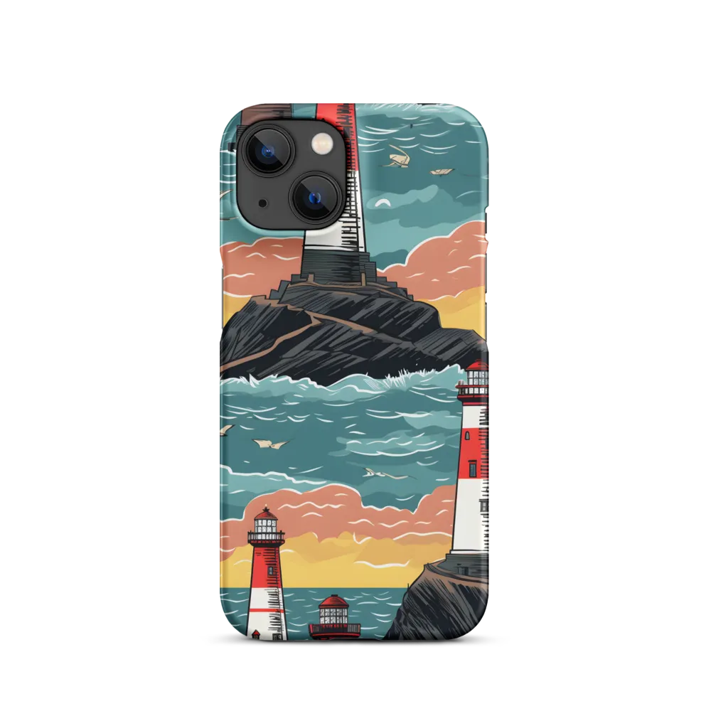 Lighthouses in a Whimsical Ocean