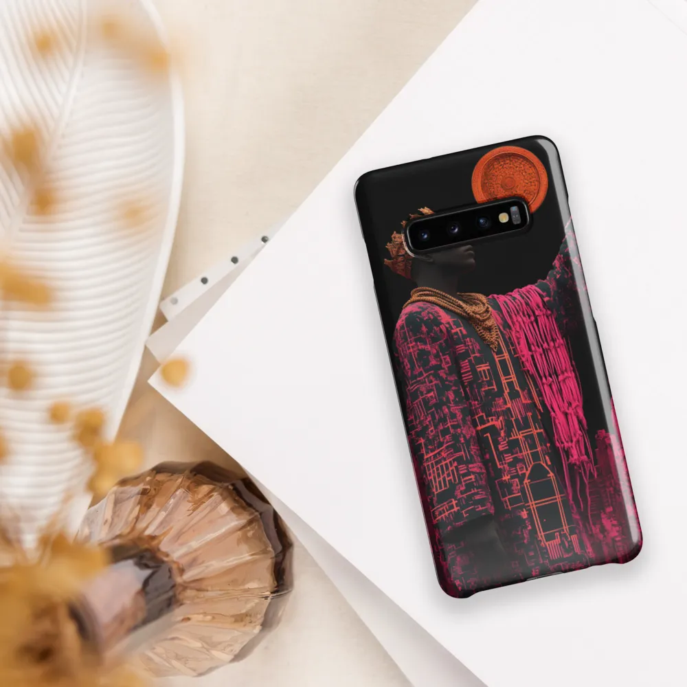 Regal Mystique: A Fusion of Tradition and Urbanity | Phone Case |  S10 Plus | Snap Case | Glossy