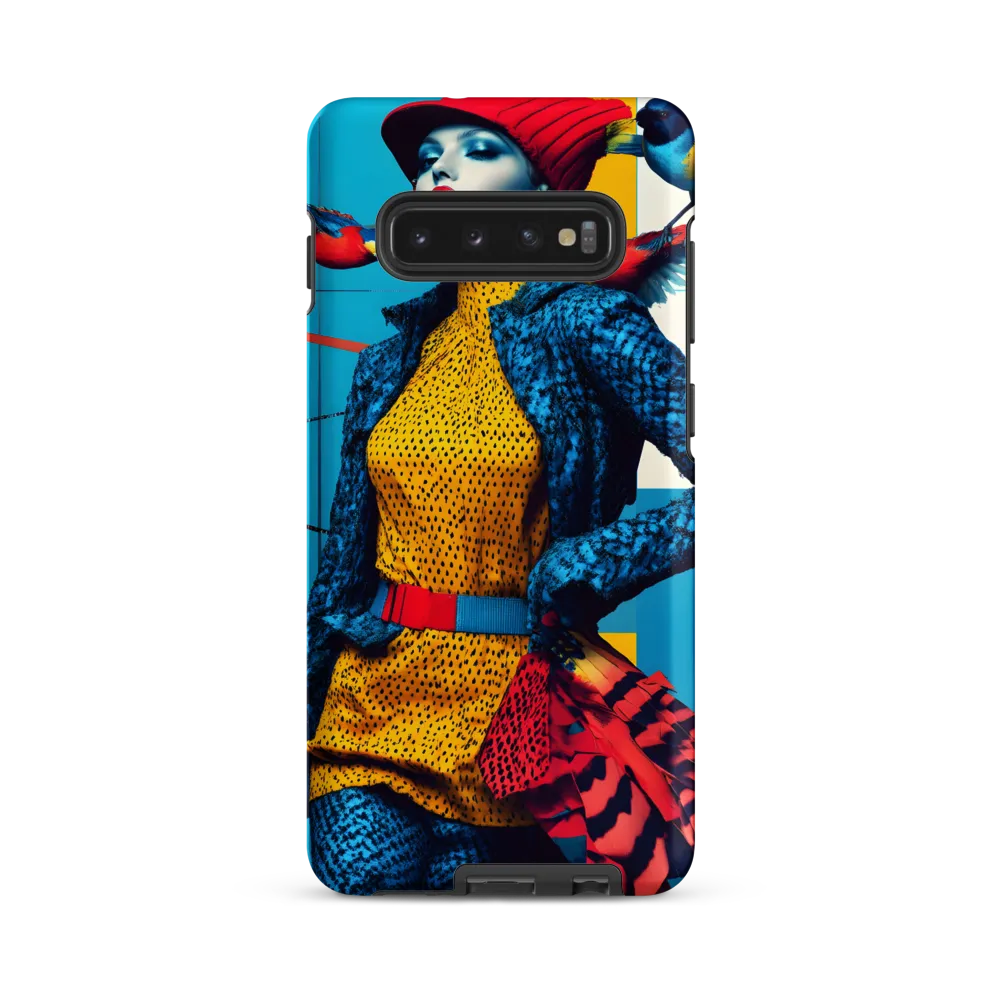 Vibrant Fusion of Nature and Fashion