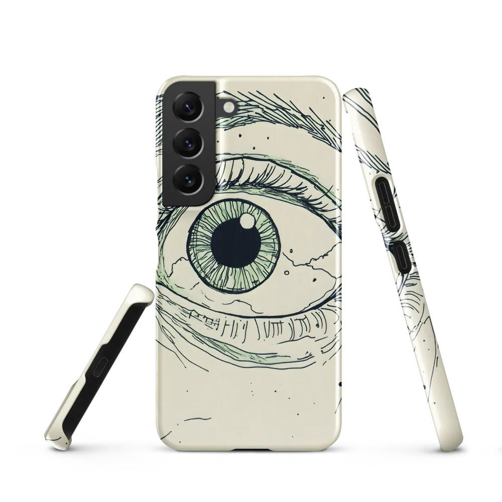 Observant Gaze | Phone Case |  S22 | Snap Case | Glossy