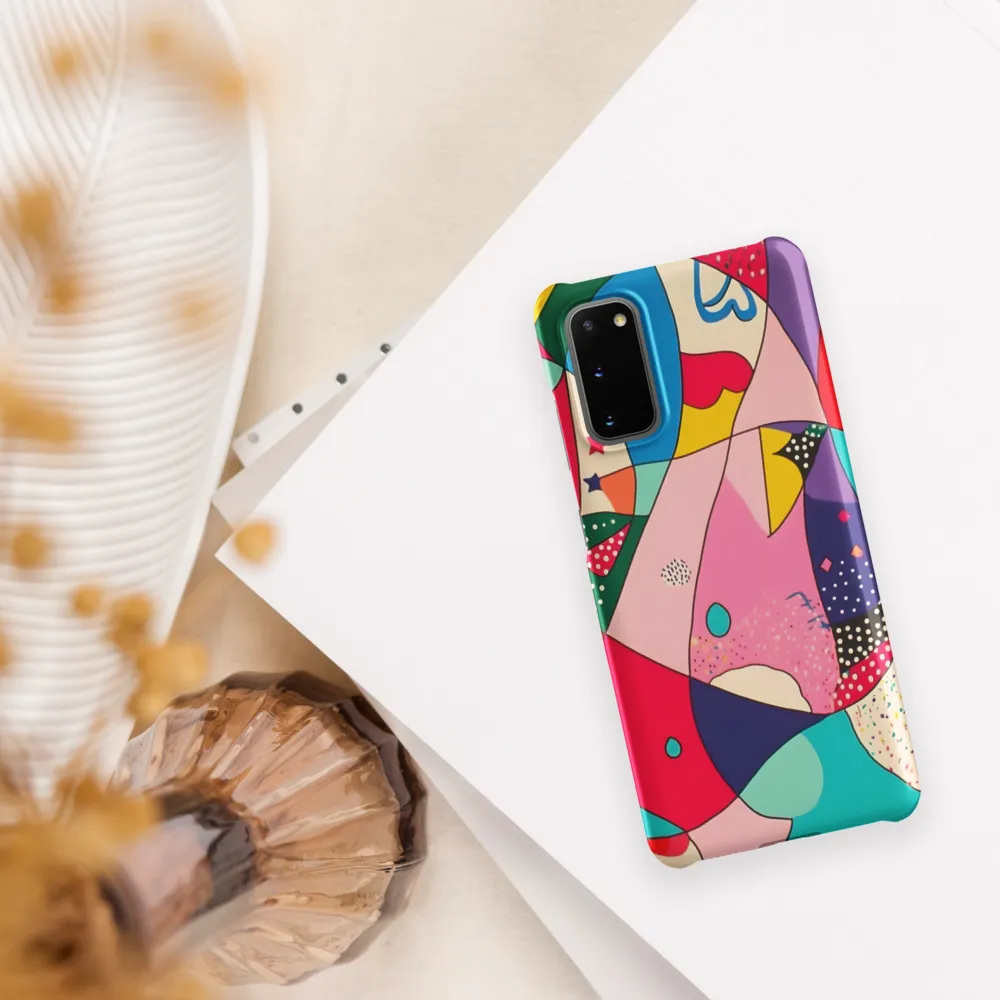 Playful Geometry in Color | Phone Case |  S20 | Snap Case | Matte