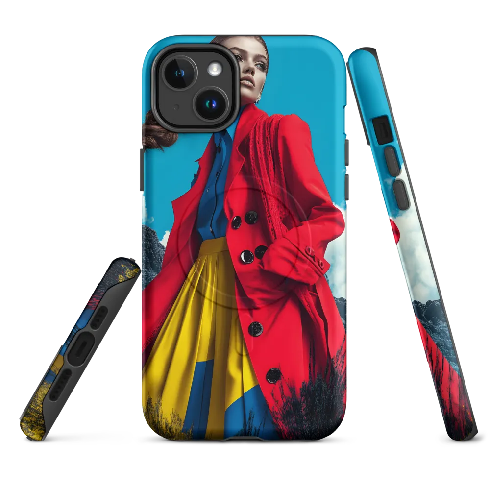 Vibrant Elegance | Phone Case |  14 Plus | MagSafe® Tough Case | Matte