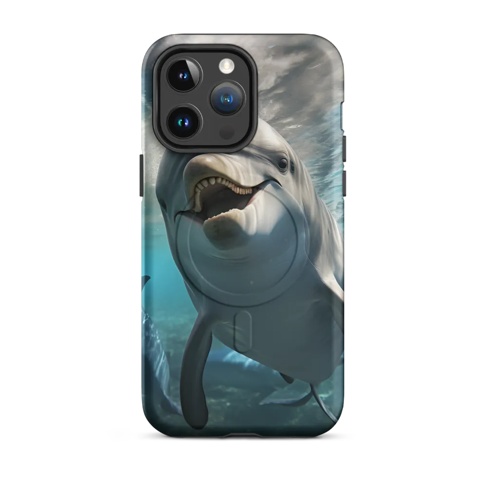 Beneath the Waves: A Dolphin's Dance
