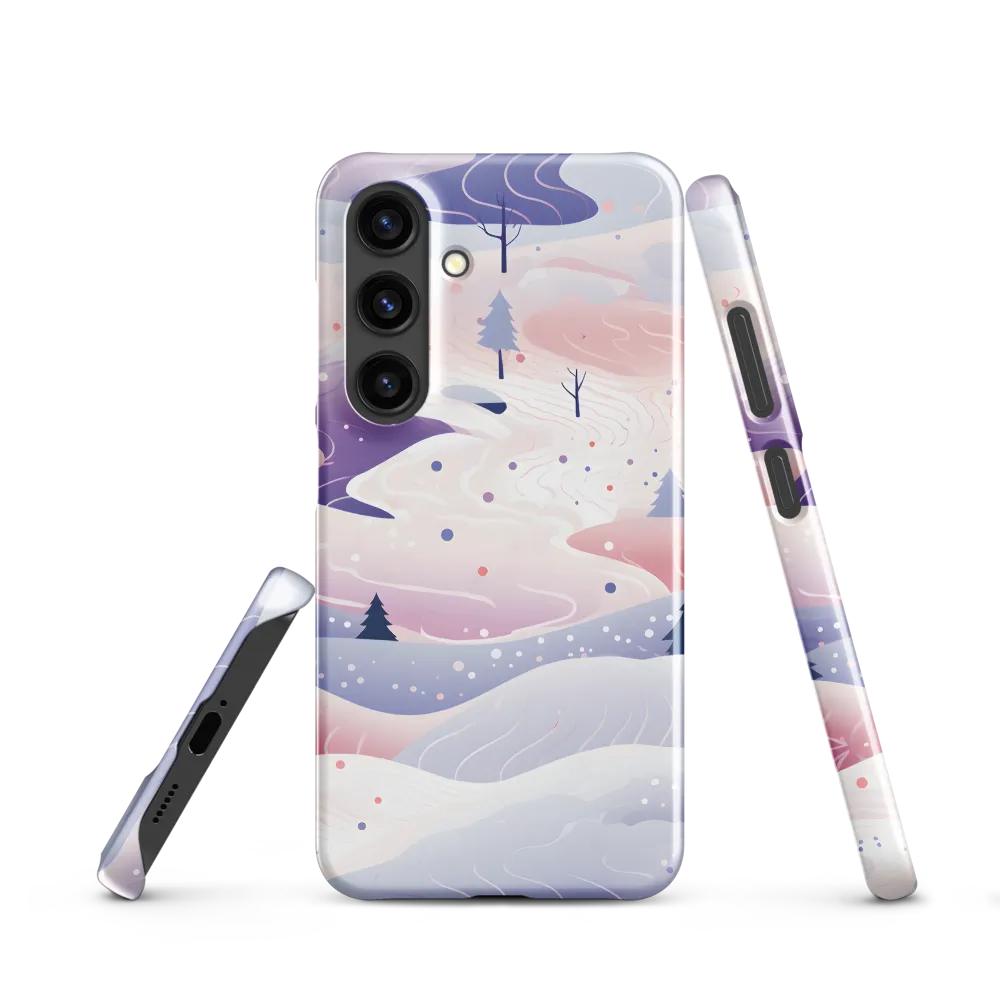 Dreamy Winter Landscape | Phone Case |  S24 | Snap Case | Glossy