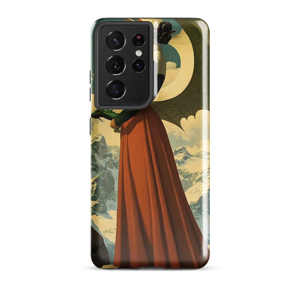 Mystic Harmony: The Dragon Keeper | Phone Case |  S21 Ultra | Tough Case | Glossy