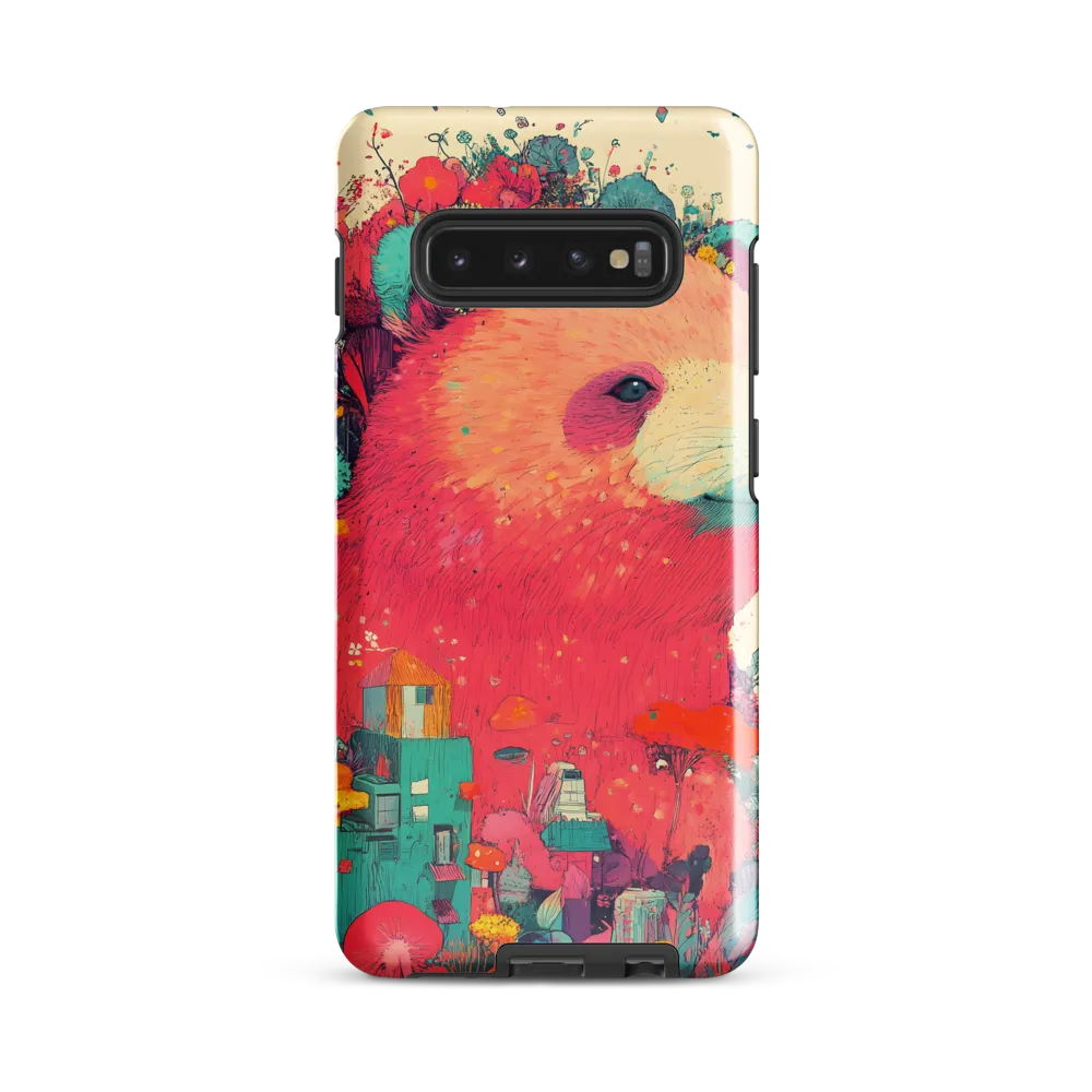 Whimsical Bear Blossom | Phone Case |  S10 Plus | Tough Case | Glossy