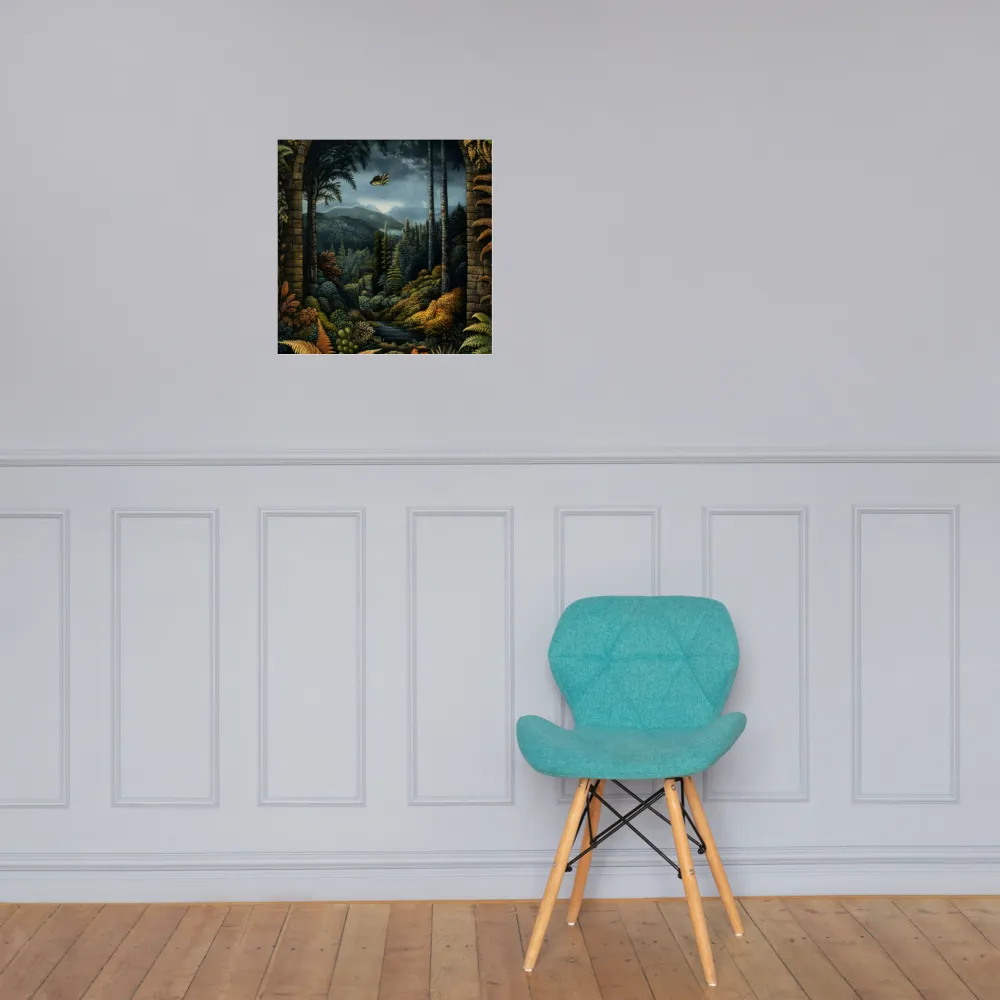 Whispers of the Enchanted Forest | Poster | 18″×18″
