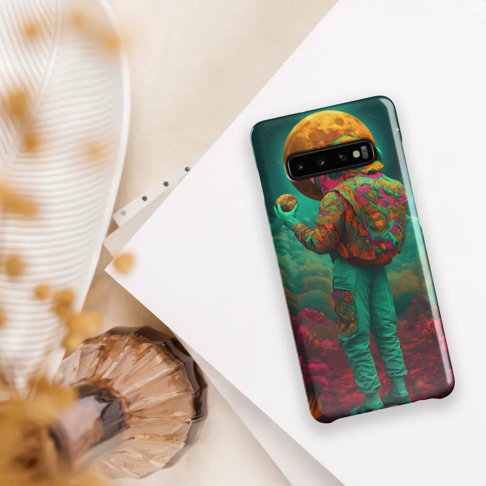 Cosmic Explorer: A Dance with the Unknown | Phone Case |  S10 Plus | Snap Case | Glossy