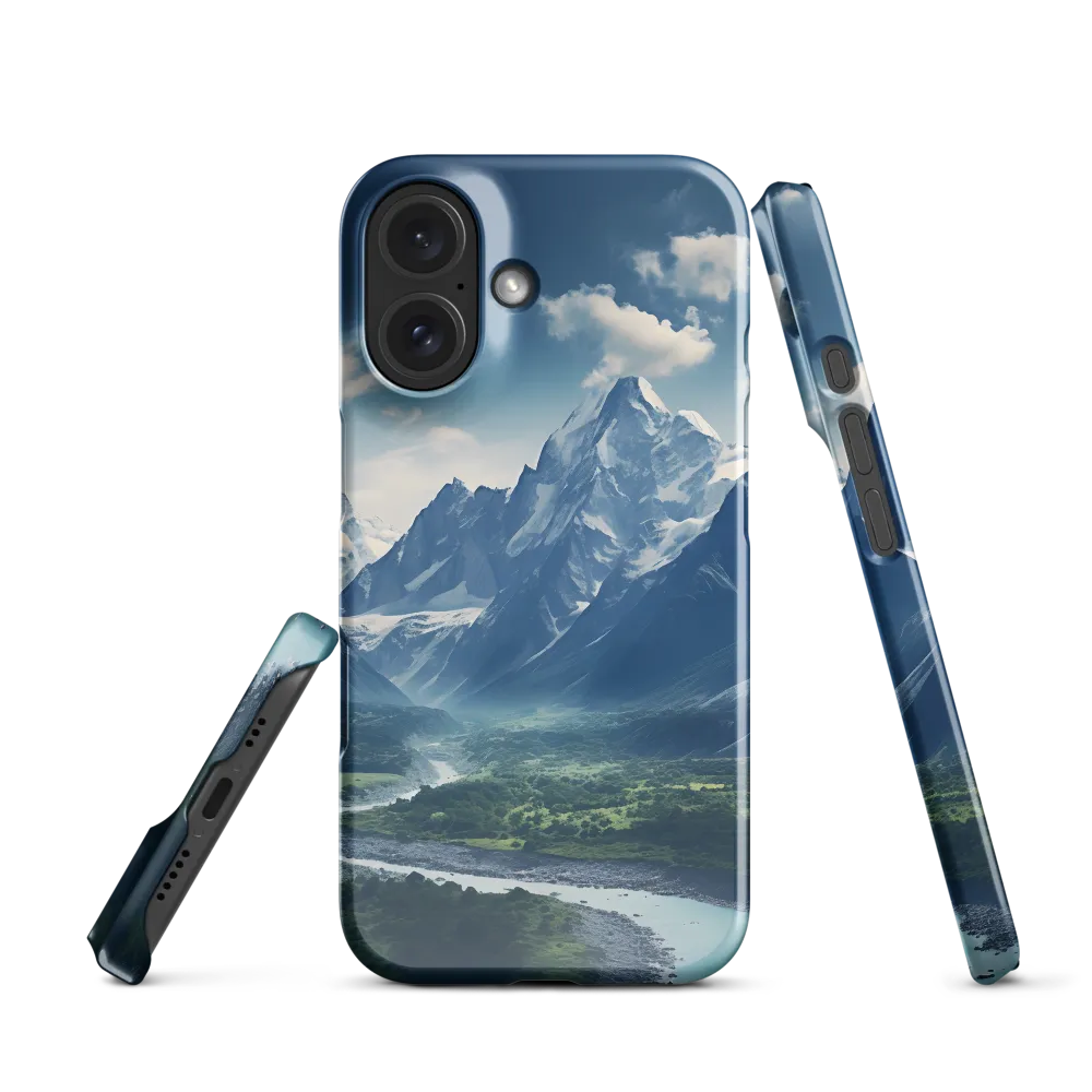 Majestic Serenity: A Landscape of Mountains and Rivers | Phone Case