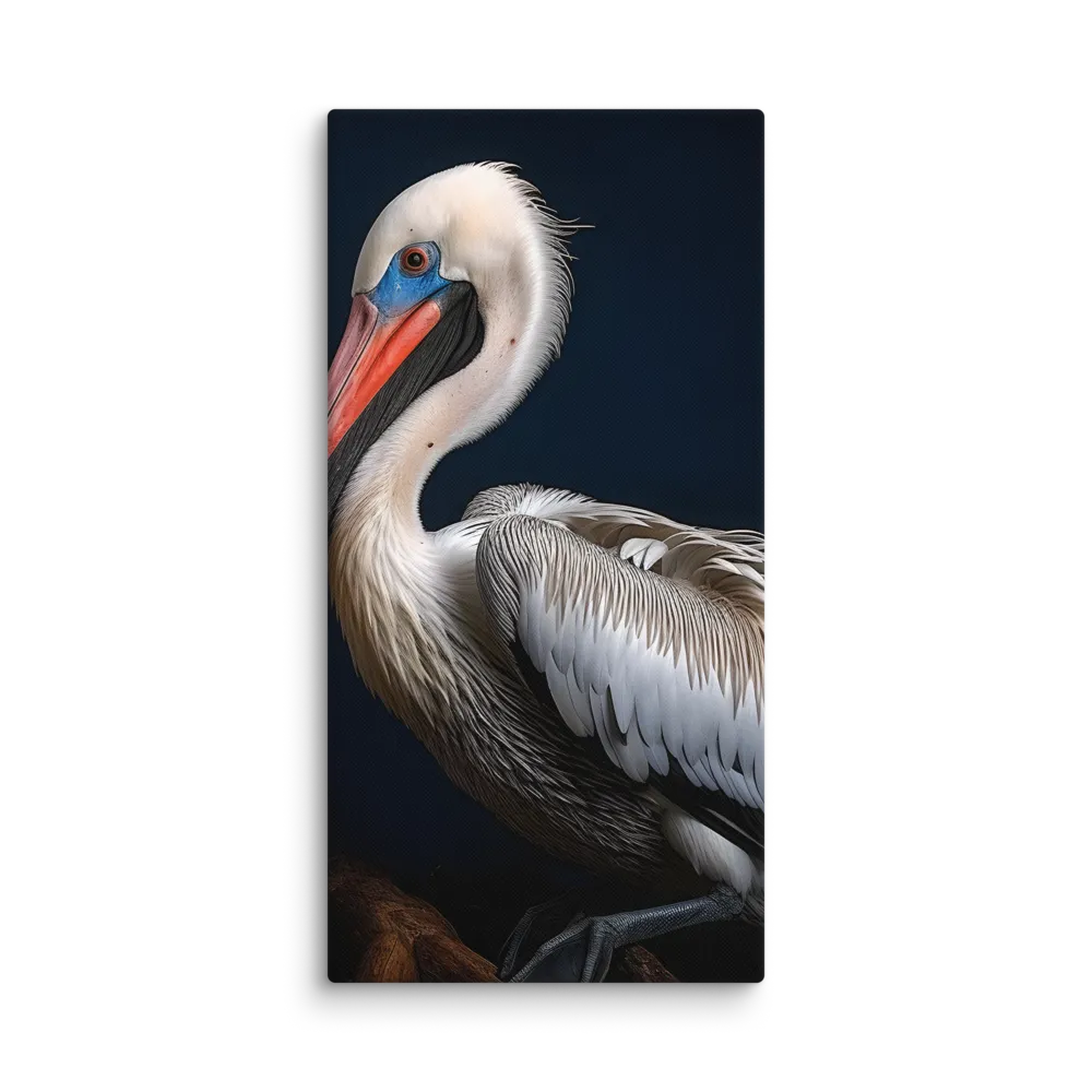 Majestic Pelican Portrait | Canvas | 30″×60″