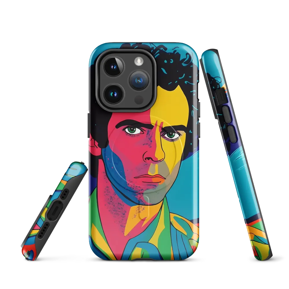 Electric Visage: A Portrait of Vibrance