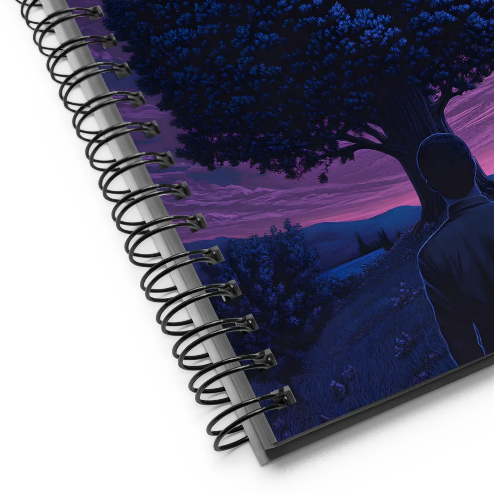 Whispers of the Night Tree | Spiral Notebook