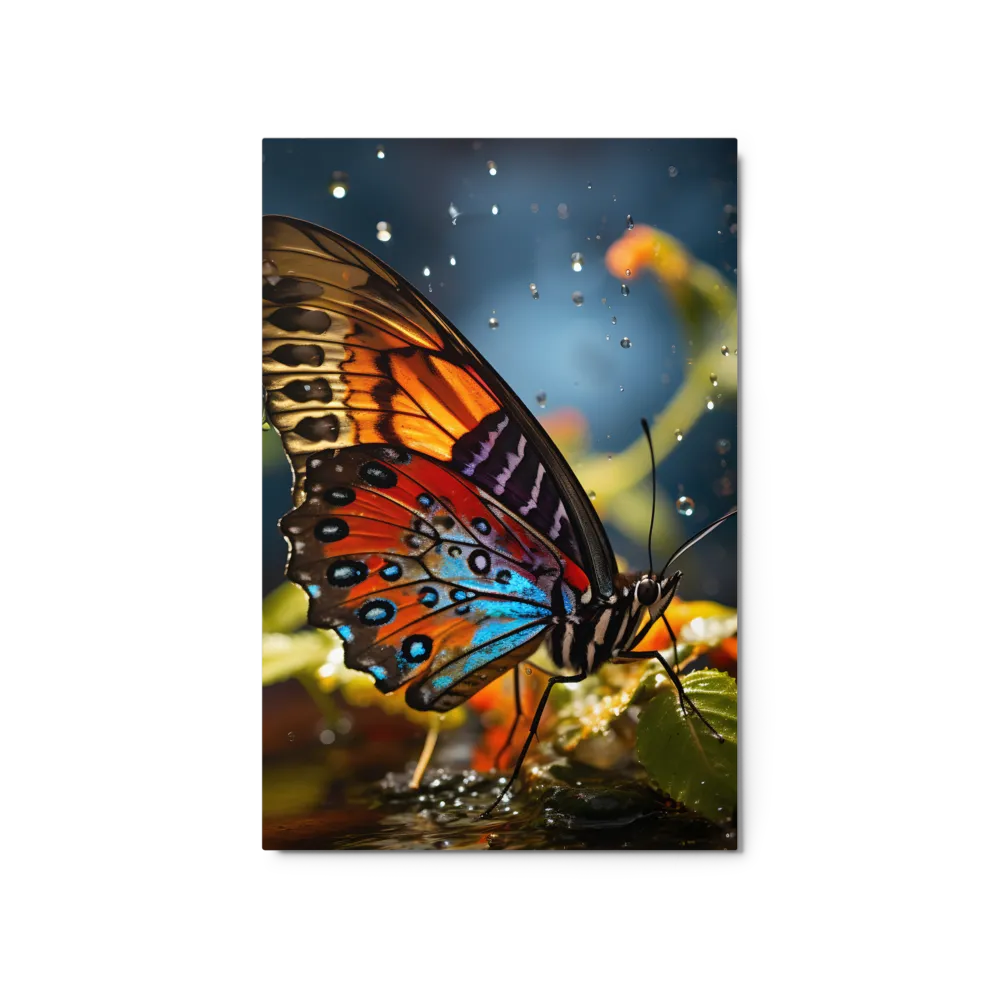Dance of Colors: The Butterfly's Elegance | Metal Print | 20″×30″