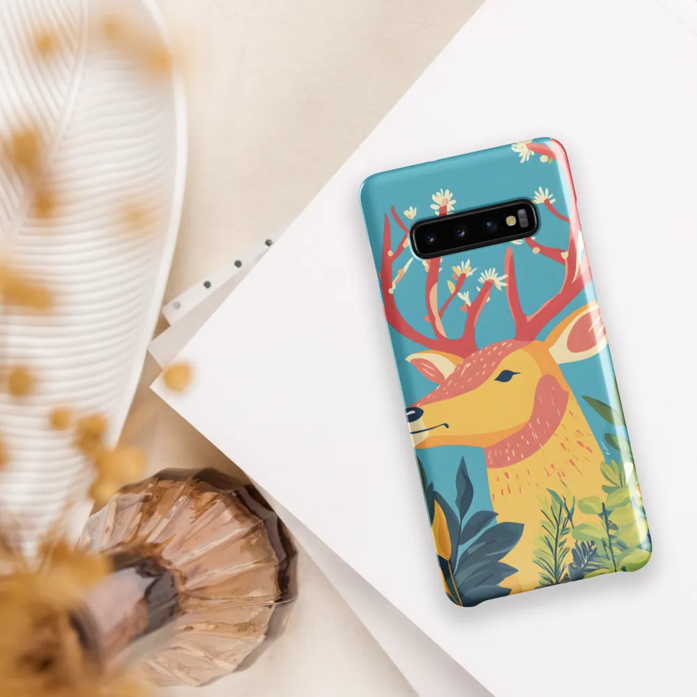 Whimsical Deer amidst Nature | Phone Case |  S10 Plus | Snap Case | Glossy