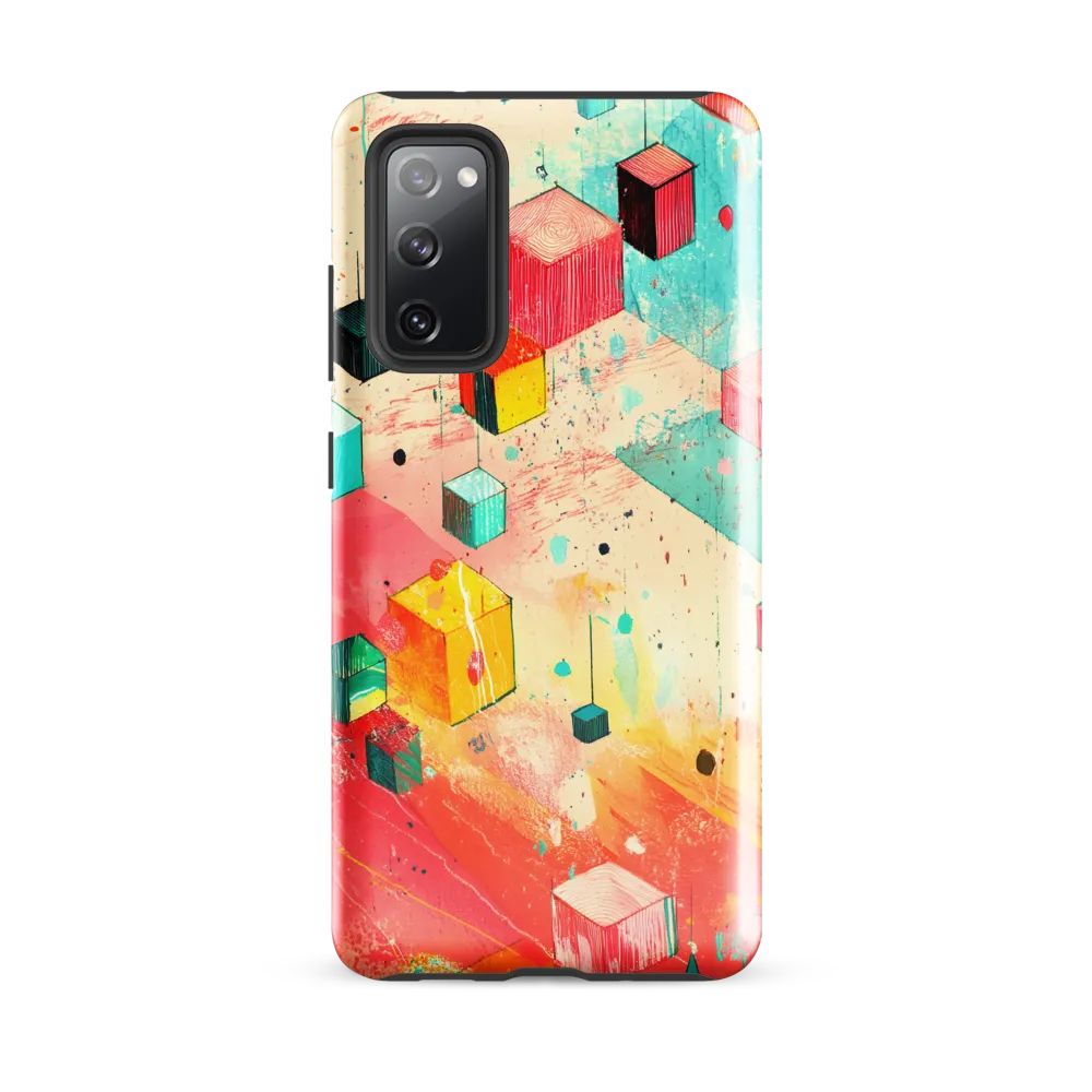 Suspended Cubes in Colorful Abstraction
