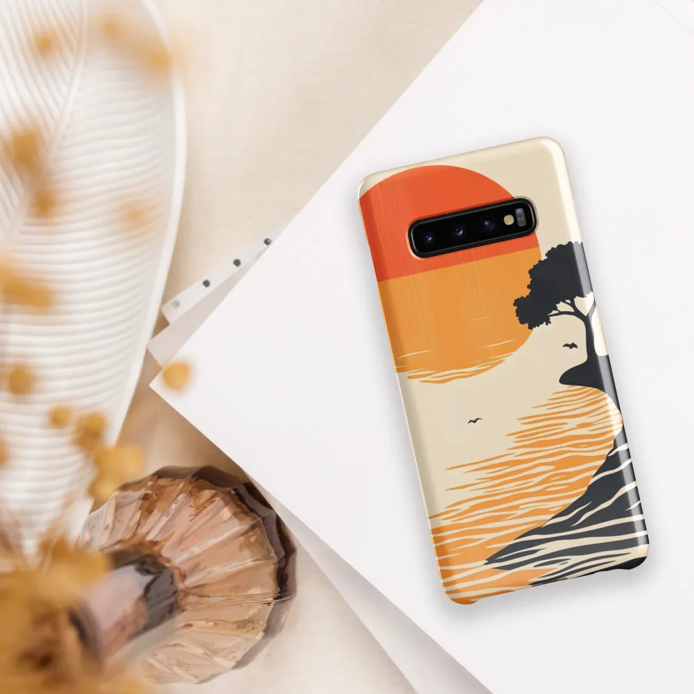 Serene Sunset | Phone Case |  S10 Plus | Snap Case | Glossy