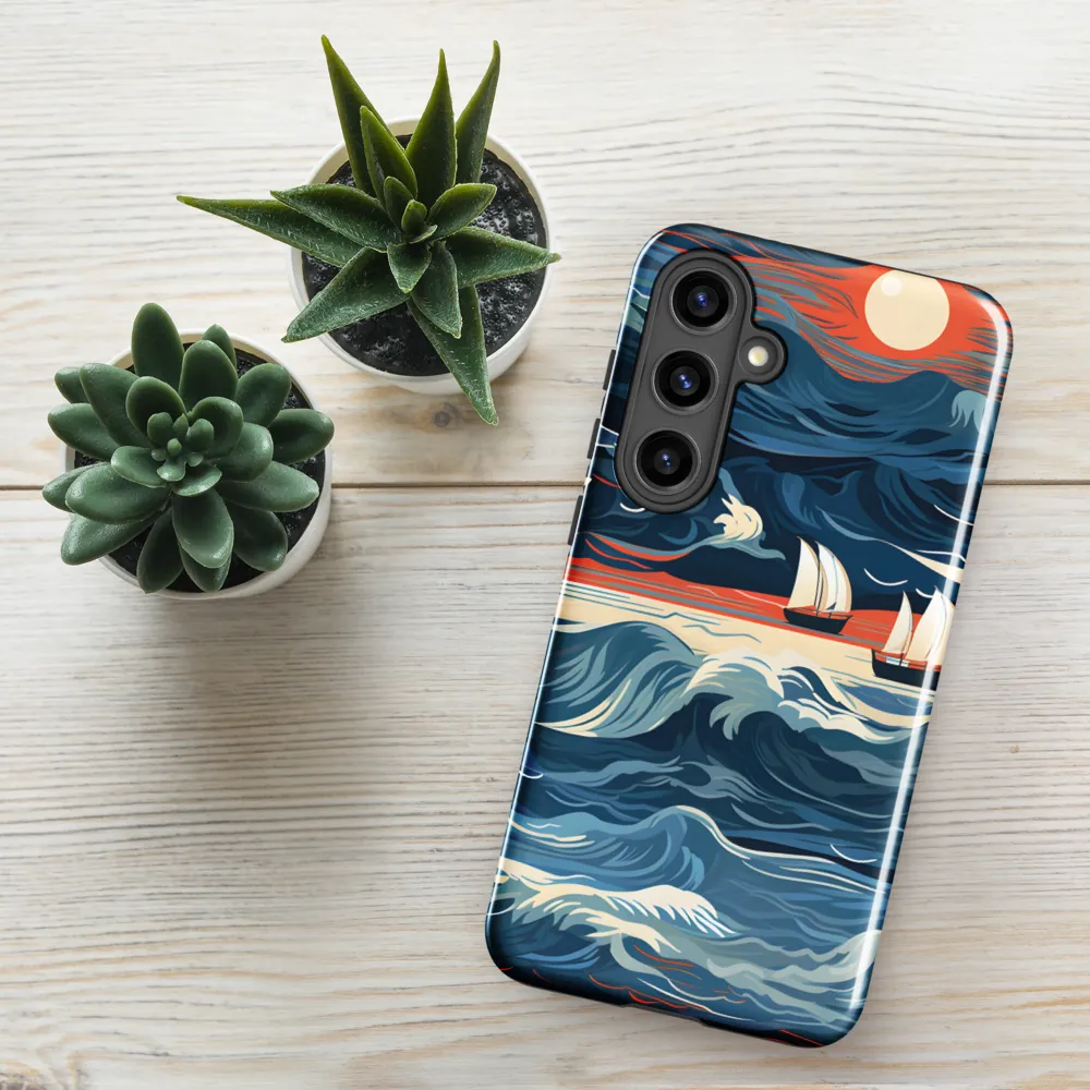 Ocean Whispers: A Voyage at Dusk