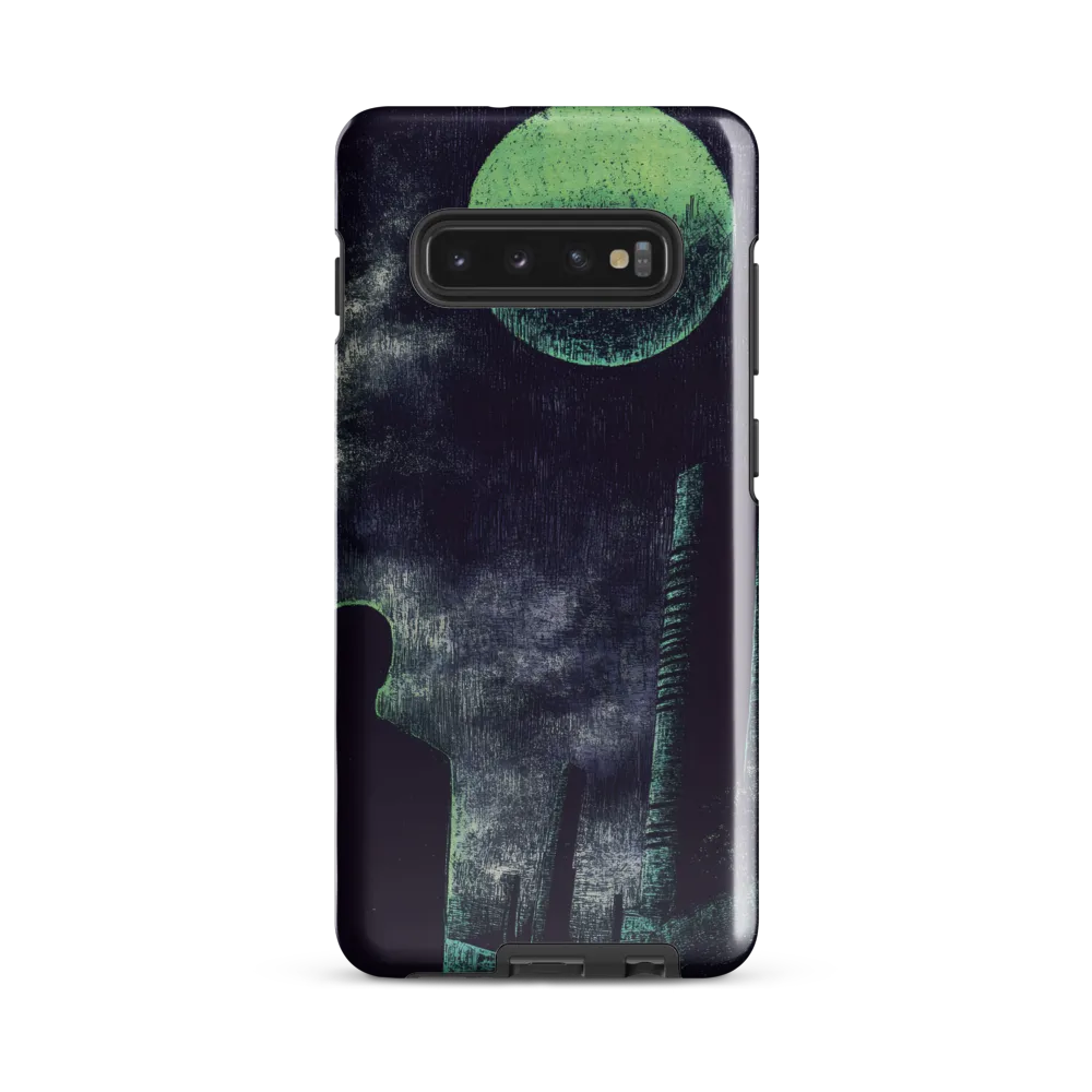 Lunar Solitude | Phone Case |  S10 Plus | Tough Case | Glossy