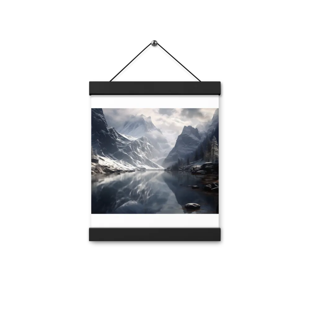 Echoes of Tranquility | Poster With Black Wood Hanger | 8″×10″