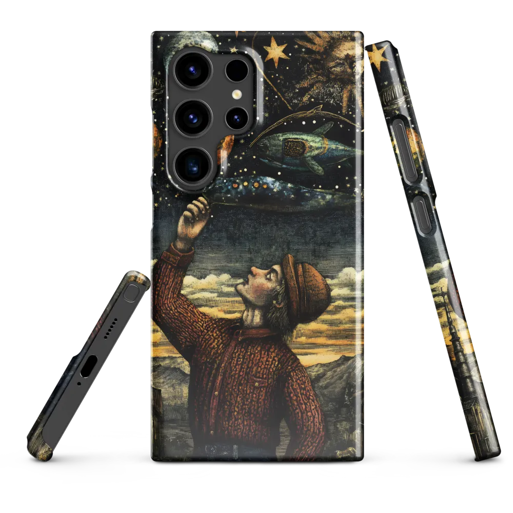 Cosmic Curiosity: A Journey Beyond Earth | Phone Case |  S24 Ultra | Snap Case | Glossy