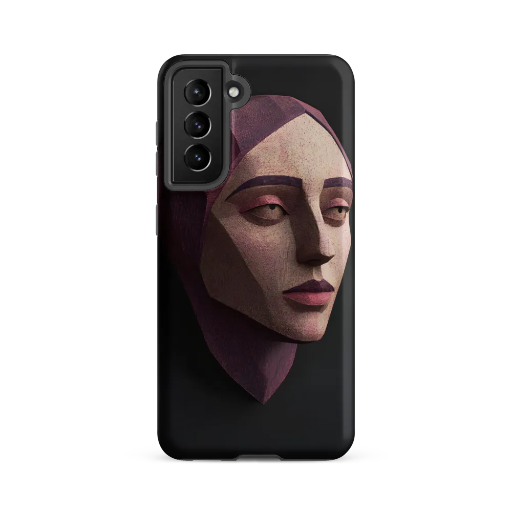 Geometric Elegance: A Contemporary Portrait