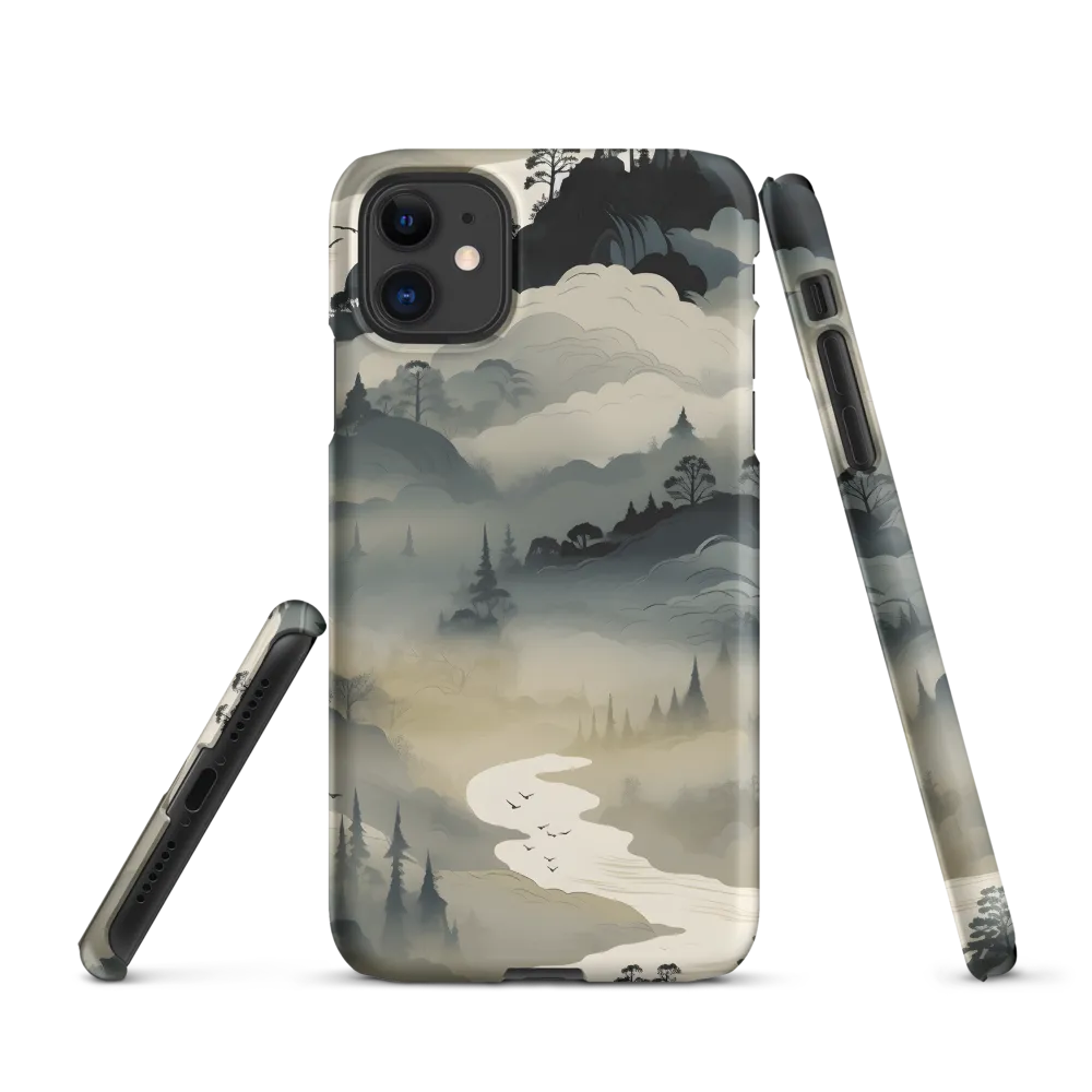 Whispers of the Misty Landscape | Phone Case |  11 | Snap Case | Matte