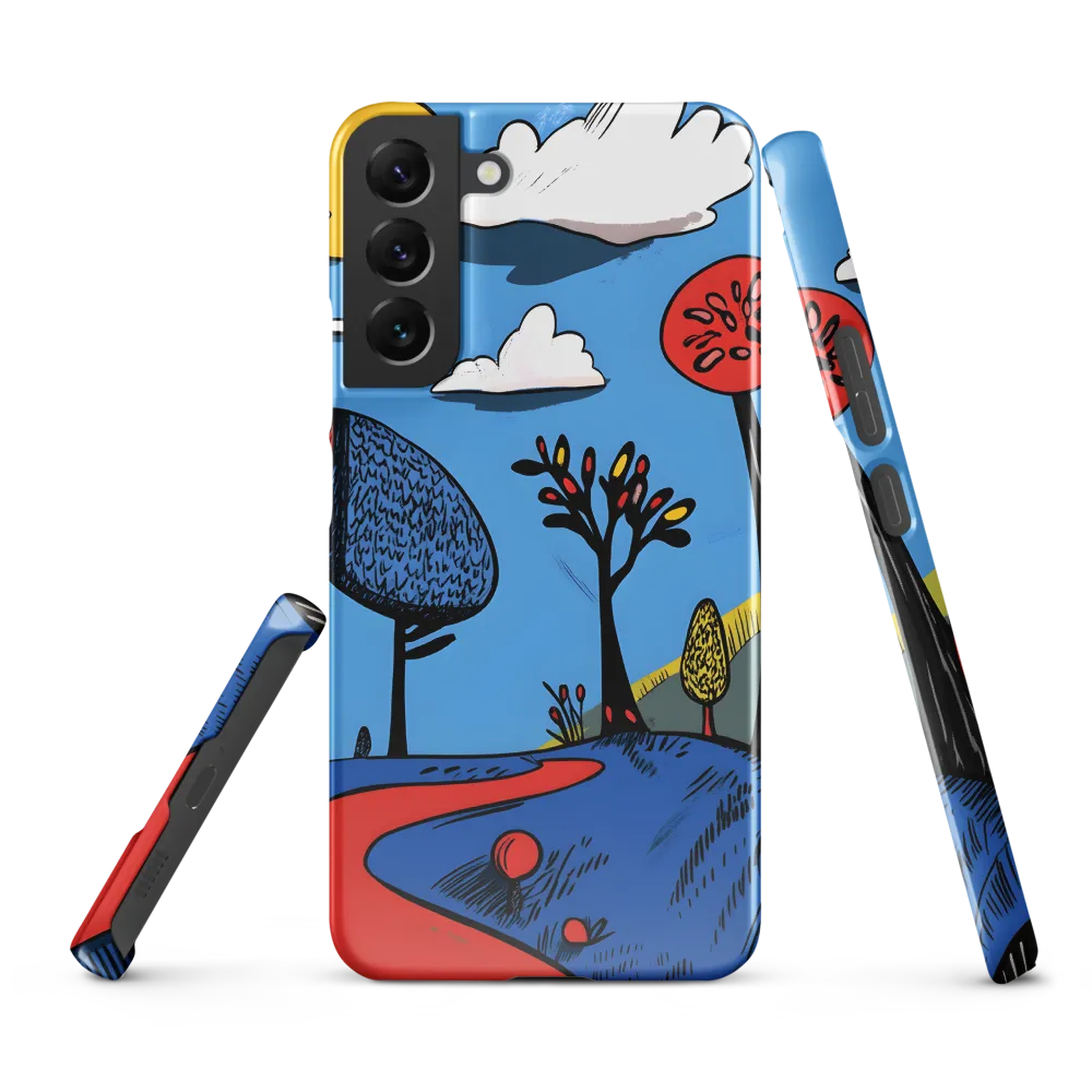 A Playful Journey Through Whimsical Woods | Phone Case |  S22 Plus | Snap Case | Glossy