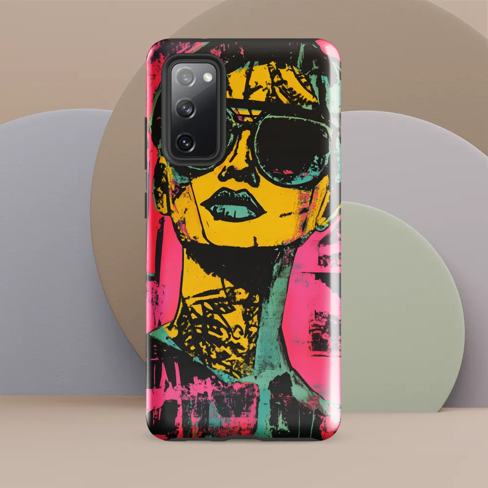 Confident Portrait in Neon Colors