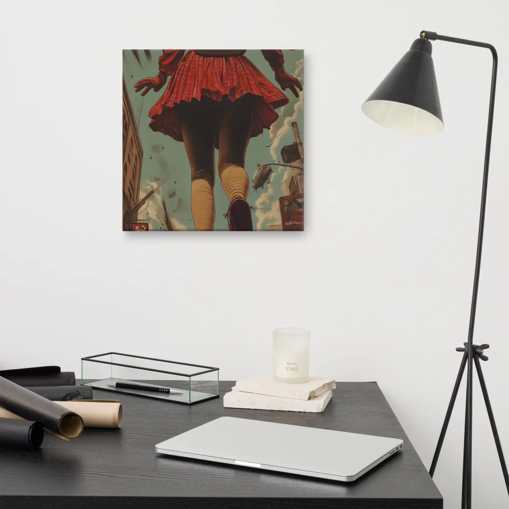 Flight of the Urban Dreamer | Canvas | 16″×16″