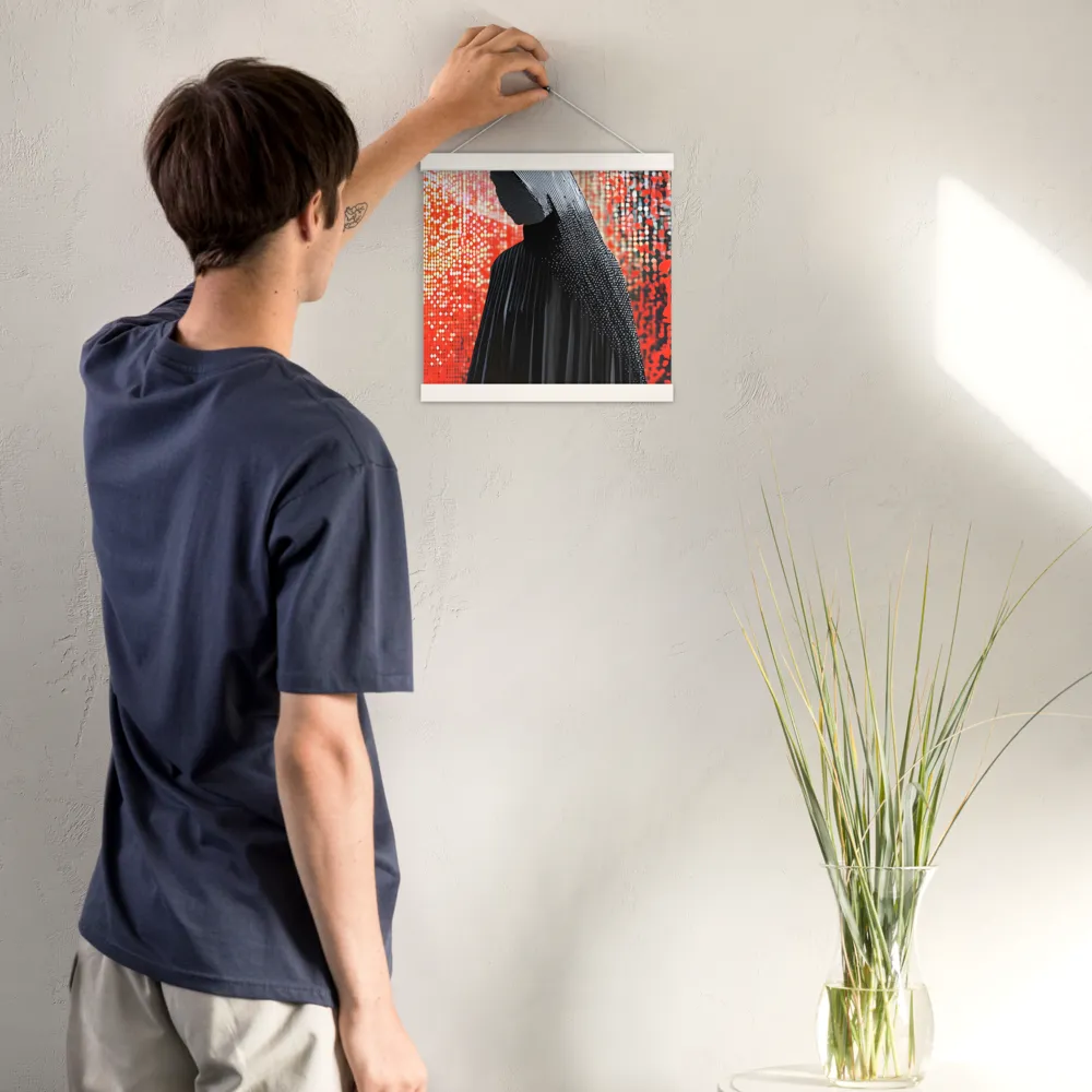 Veil of Modernity | Poster With White Wood Hanger | 12″×12″